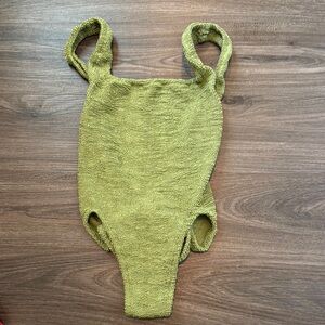 Hunza G green swimsuit